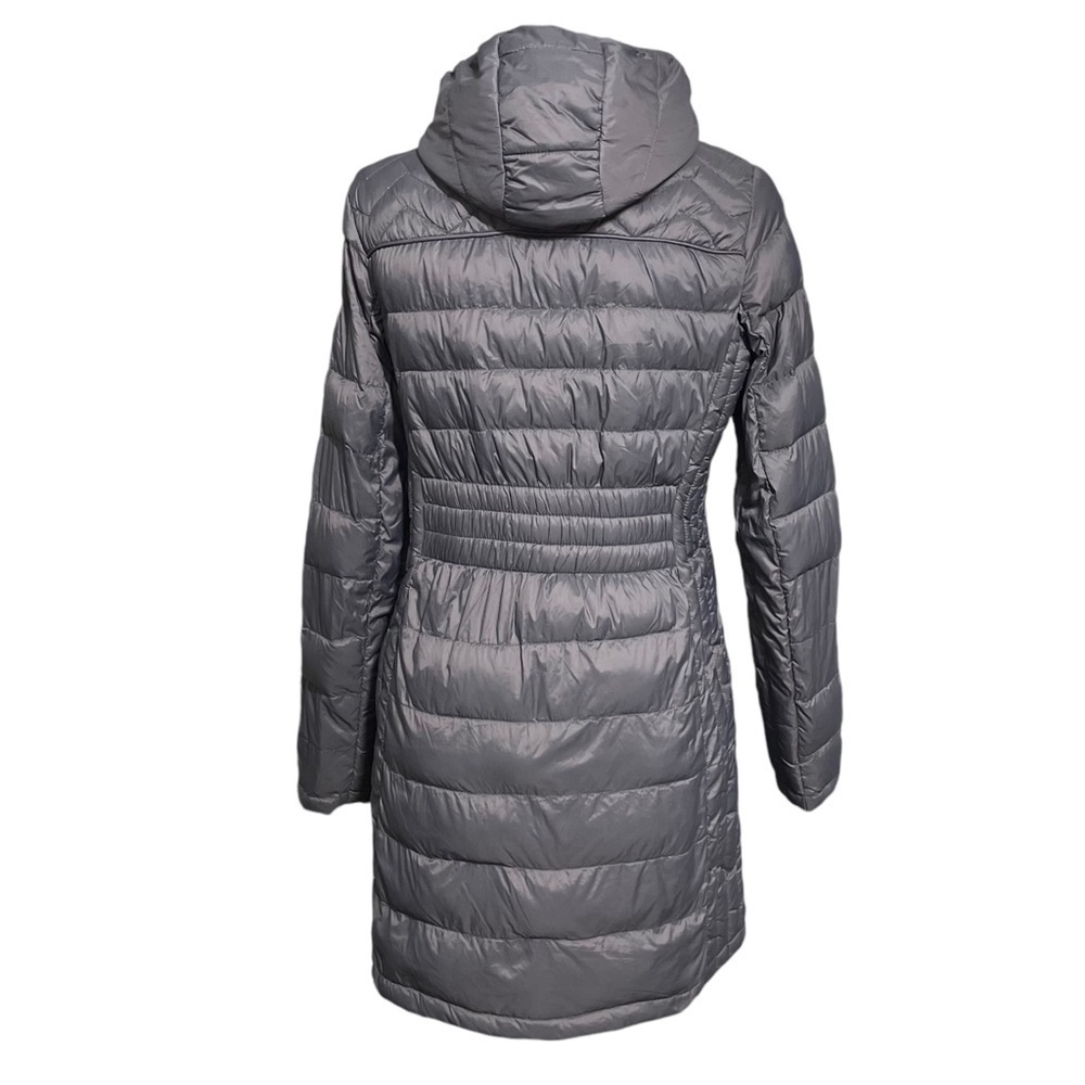 Michael Michael Kors Packable Down Fill Long Jacket Parka Gray Small - Picture 10 of 11